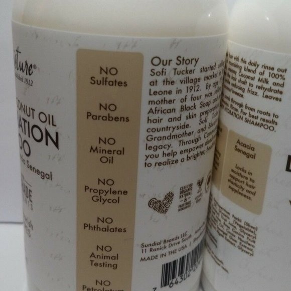 Shea Moisture Daily Hydration 3 Each Coconut Milk - Picture 4 of 13